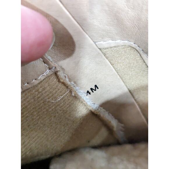 Jellypop Brown Girls Pillow Fight Tan Side Zip Booties 4M - Picture 8 of 9